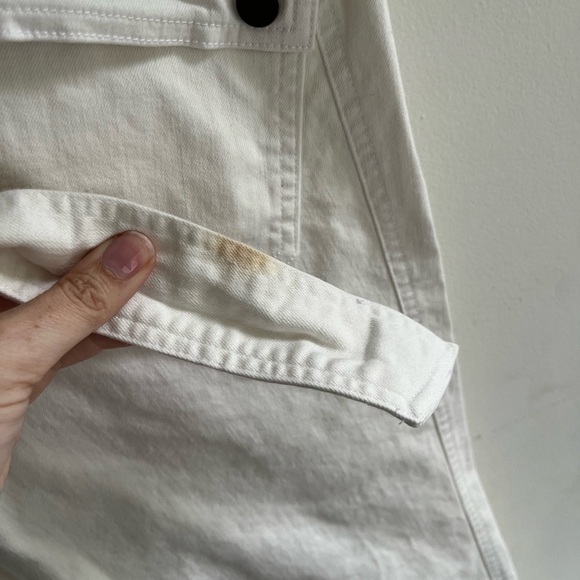 MARISSA WEBB White Canvas Pants Size 6 - Picture 6 of 8